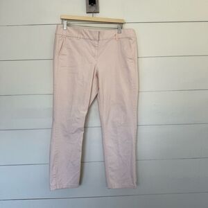 Ann Taylor Light Pink Cropped Pants